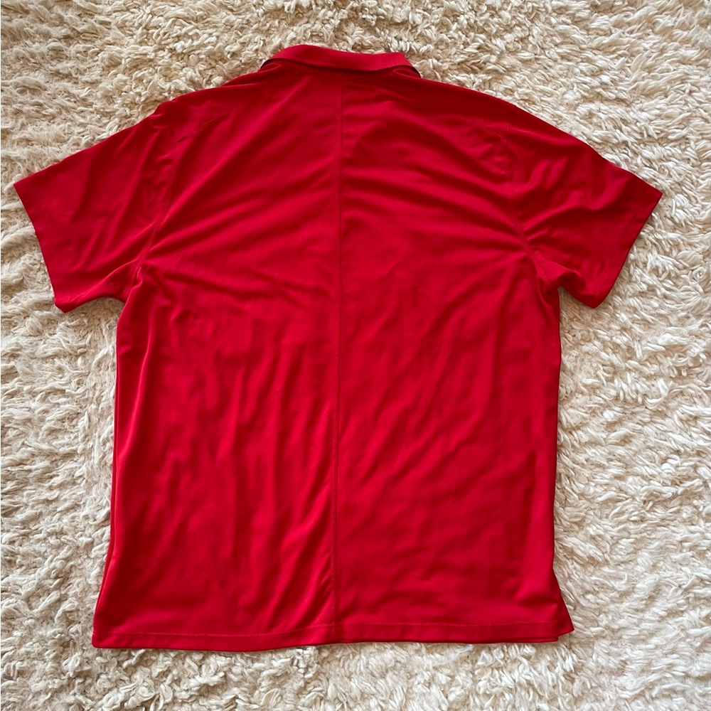 NIKE red polo shirt Men’s XL - Picture 2 of 3